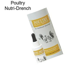 Poultry Nutri-Drench