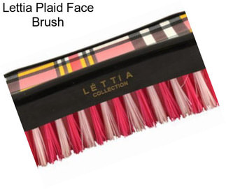 Lettia Plaid Face Brush