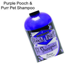 Purple Pooch & Purr Pet Shampoo