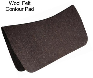 Wool Felt Contour Pad