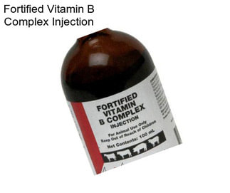 Fortified Vitamin B Complex Injection