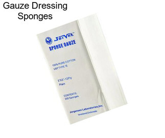 Gauze Dressing Sponges