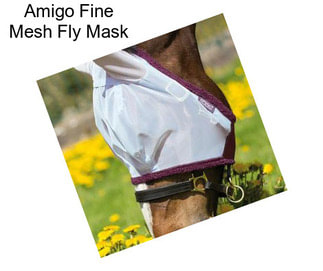 Amigo Fine Mesh Fly Mask