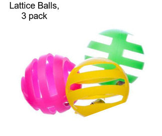 Lattice Balls, 3 pack