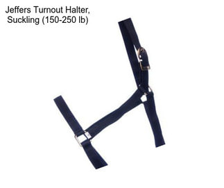 Jeffers Turnout Halter, Suckling (150-250 lb)