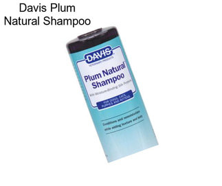 Davis Plum Natural Shampoo