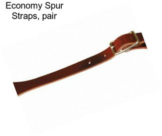 Economy Spur Straps, pair