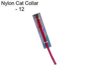 Nylon Cat Collar - 12\