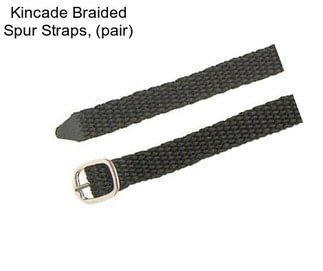 Kincade Braided Spur Straps, (pair)