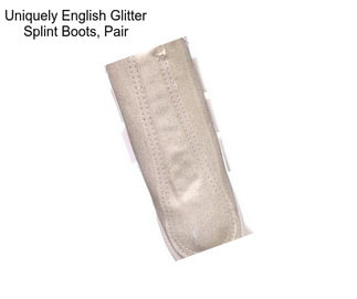 Uniquely English Glitter Splint Boots, Pair