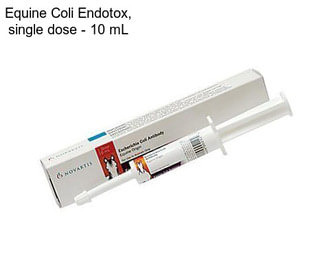 Equine Coli Endotox, single dose - 10 mL