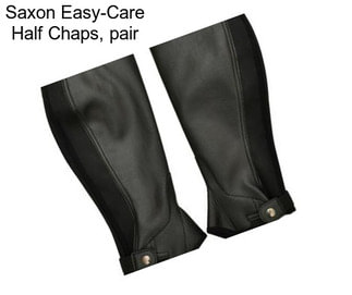 Saxon Easy-Care Half Chaps, pair