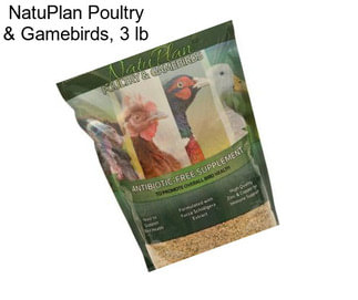 NatuPlan Poultry & Gamebirds, 3 lb