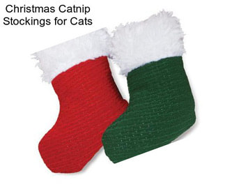 Christmas Catnip Stockings for Cats