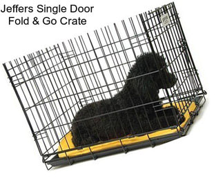 Jeffers Single Door Fold & Go Crate