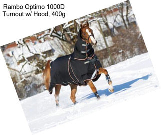 Rambo Optimo 1000D Turnout w/ Hood, 400g