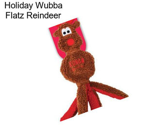 Holiday Wubba Flatz Reindeer