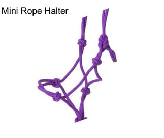 Mini Rope Halter