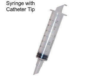 Syringe with Catheter Tip