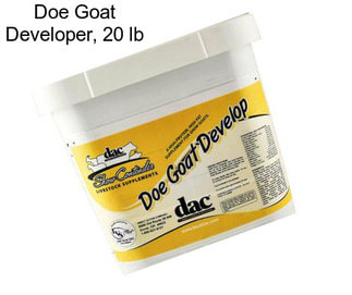 Doe Goat Developer, 20 lb