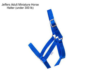 Jeffers Adult Miniature Horse Halter (under 300 lb)