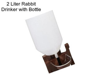 2 Liter Rabbit Drinker with Bottle