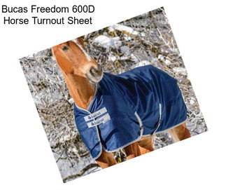 Bucas Freedom 600D Horse Turnout Sheet