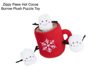 Zippy Paws Hot Cocoa Burrow Plush Puzzle Toy