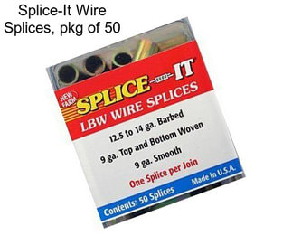 Splice-It Wire Splices, pkg of 50