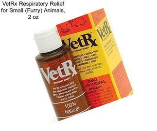 VetRx Respiratory Relief for Small (Furry) Animals, 2 oz