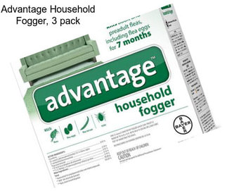 Advantage Household Fogger, 3 pack
