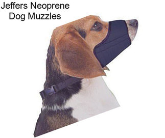 Jeffers Neoprene Dog Muzzles