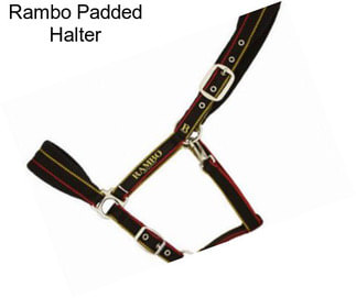 Rambo Padded Halter