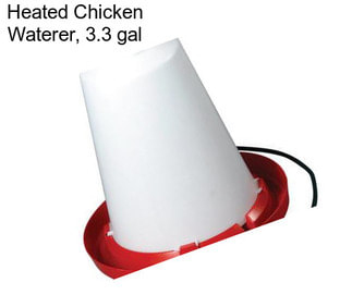 Heated Chicken Waterer, 3.3 gal