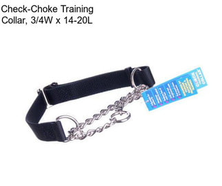 Check-Choke Training Collar, 3/4\