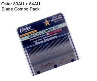 Oster 83AU + 84AU Blade Combo Pack