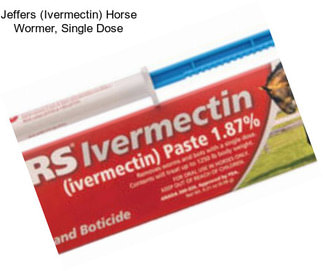 Jeffers (Ivermectin) Horse Wormer, Single Dose