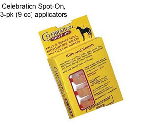 Celebration Spot-On, 3-pk (9 cc) applicators