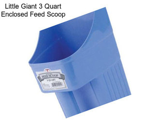 Little Giant 3 Quart Enclosed Feed Scoop