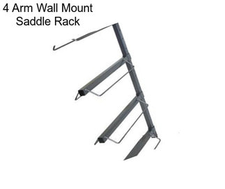 4 Arm Wall Mount Saddle Rack