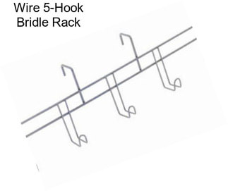 Wire 5-Hook Bridle Rack