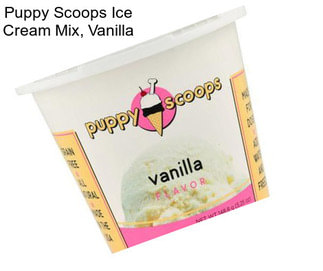 Puppy Scoops Ice Cream Mix, Vanilla