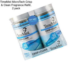 TimeMist MicroTech Crisp & Clean Fragrance Refill, 2 pack