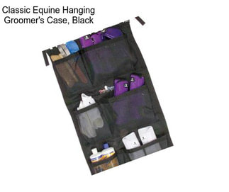 Classic Equine Hanging Groomer\'s Case, Black