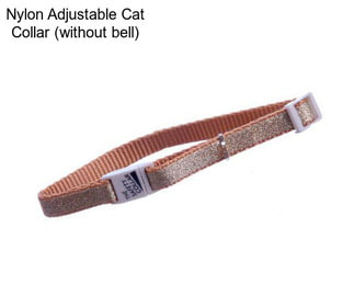 Nylon Adjustable Cat Collar (without bell)