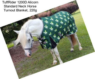 TuffRider 1200D Alicorn Standard Neck Horse Turnout Blanket, 220g