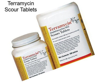 Terramycin Scour Tablets