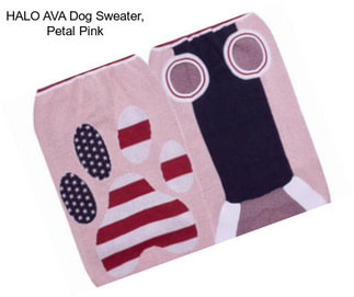 HALO AVA Dog Sweater, Petal Pink