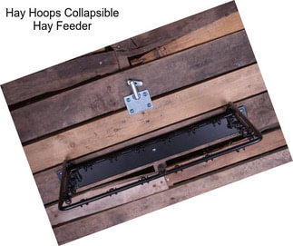 Hay Hoops Collapsible Hay Feeder