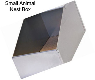 Small Animal Nest Box